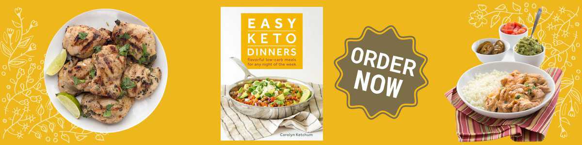 Banner for Easy Keto Dinners Cookbook