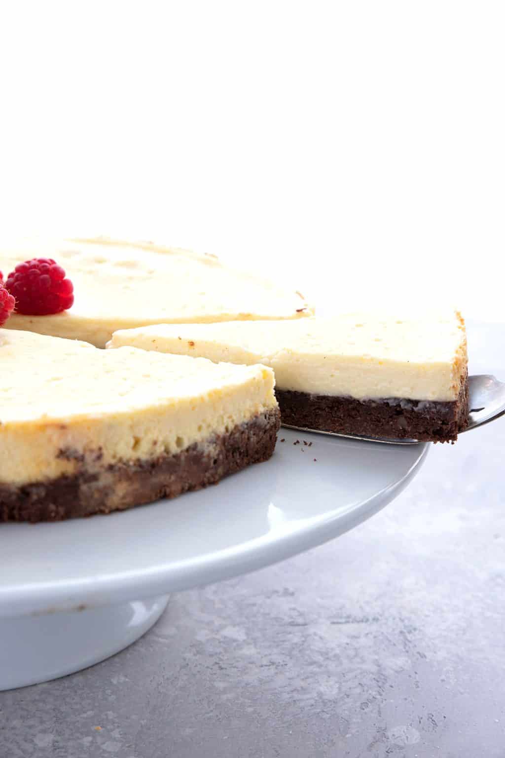 Keto Brownie Cheesecake - All Day I Dream About Food