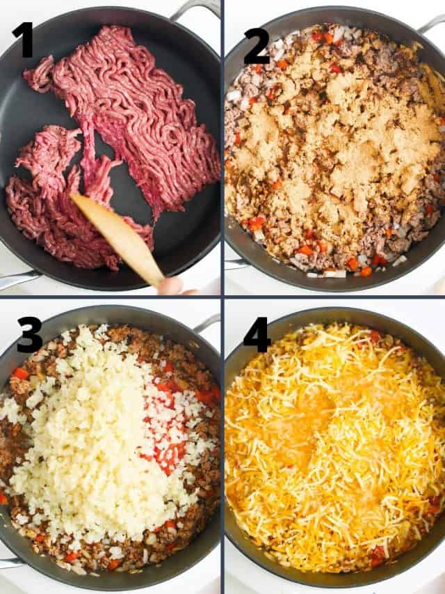 Mexican Cauliflower Rice - Easy one pan dinner!