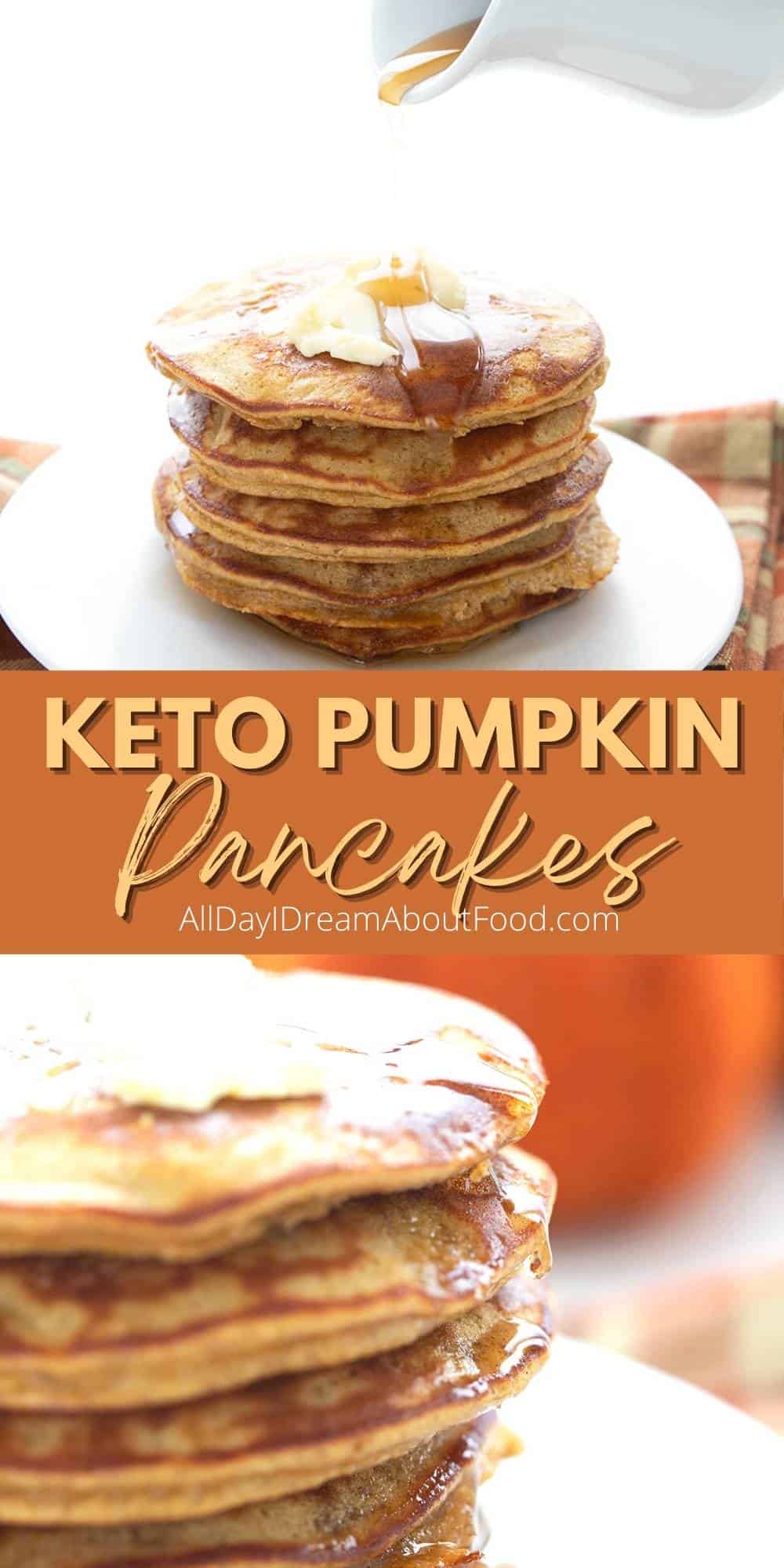 Keto Pumpkin Pancakes - Light and fluffy recipe!