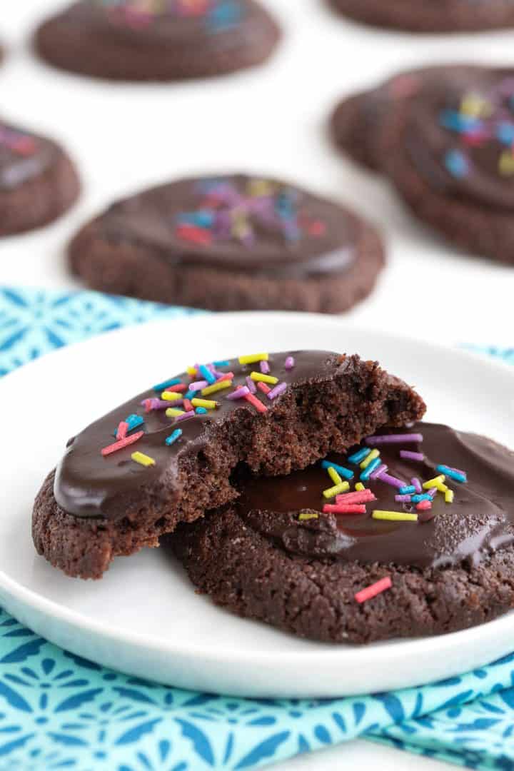 Keto Cosmic Brownie Cookies - All Day I Dream About Food