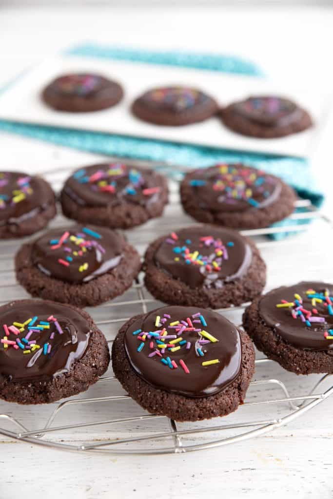 Keto Cosmic Brownie Cookies - All Day I Dream About Food