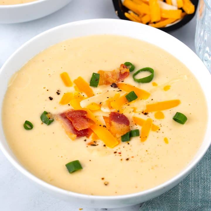 Instant Pot Cauliflower Soup - All Day I Dream About Food