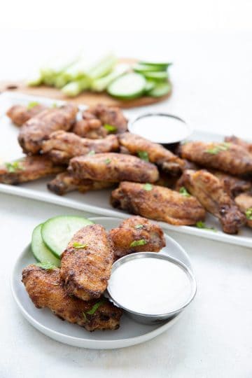 Crispy Cajun Wings - Crispy Oven Baked Chicken Wings!