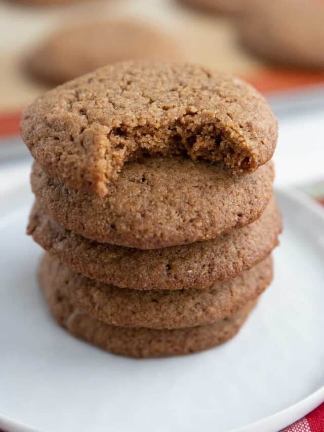 Keto Ginger Molasses Cookies