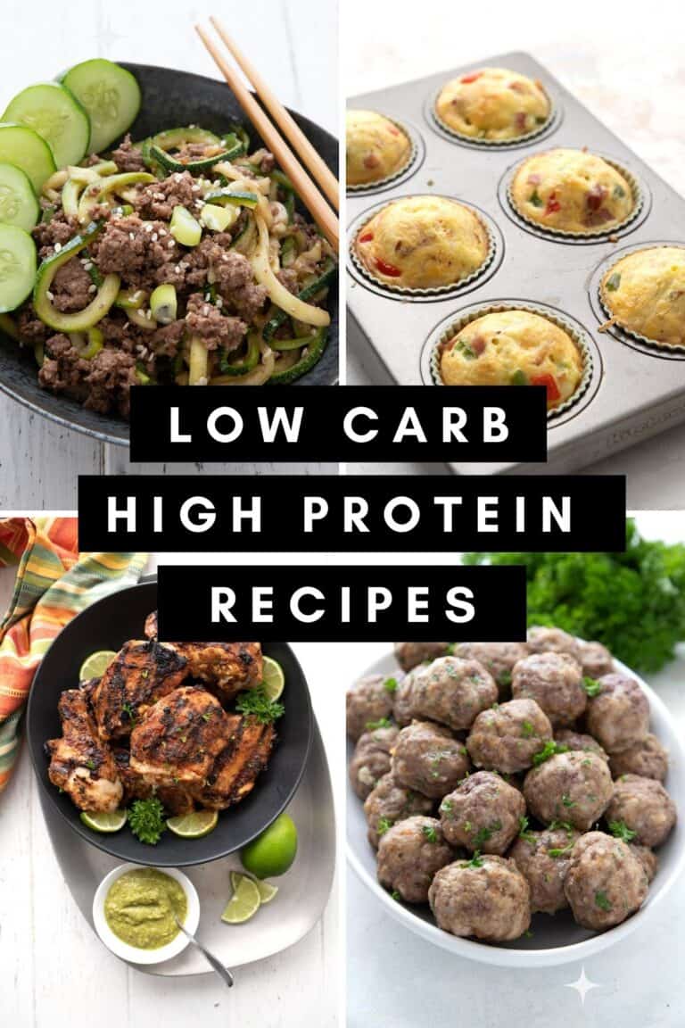 Low Carb High Protein Recipes - All Day I Dream About Food