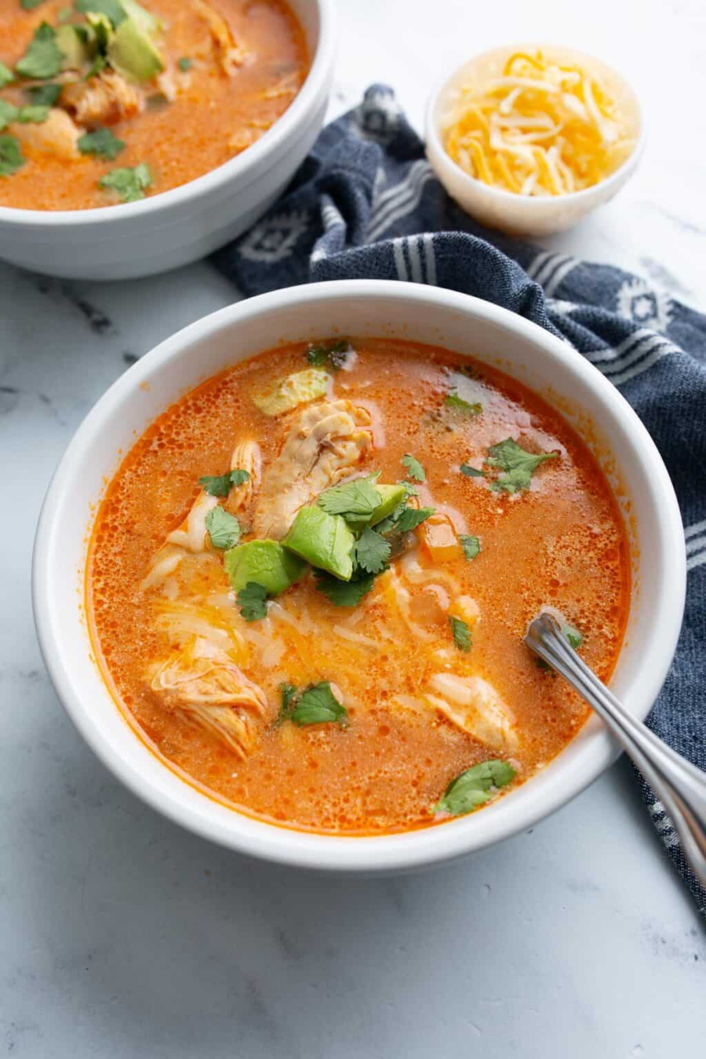 Chicken Enchilada Soup - All Day I Dream About Food