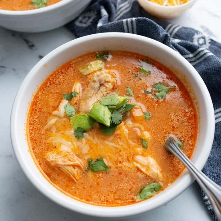 Chicken Enchilada Soup - All Day I Dream About Food