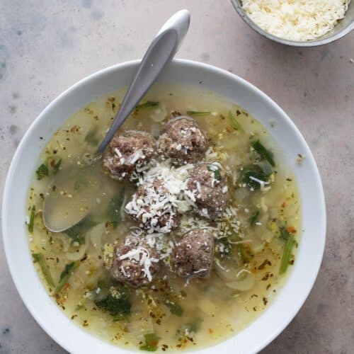 BEST Italian Wedding Soup (Make ahead, freezer instructions, tips