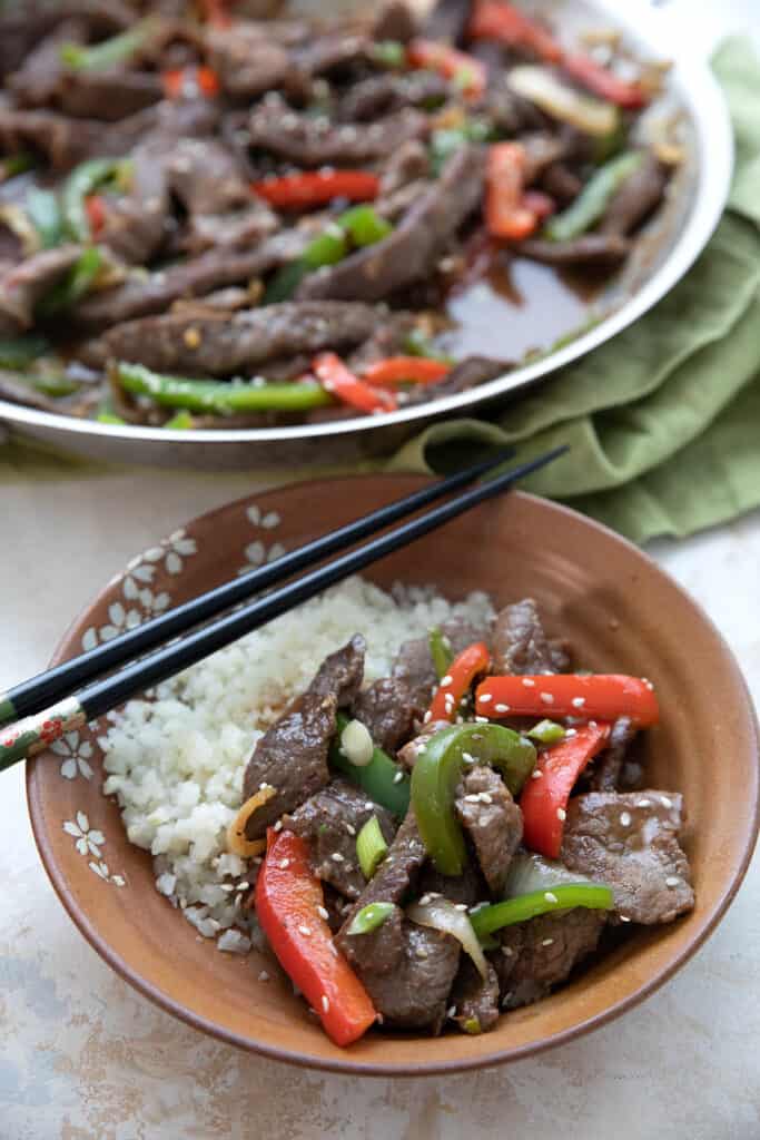 Keto Pepper Steak - All Day I Dream About Food