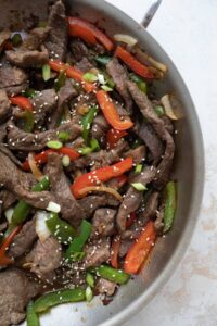 Keto Pepper Steak - All Day I Dream About Food