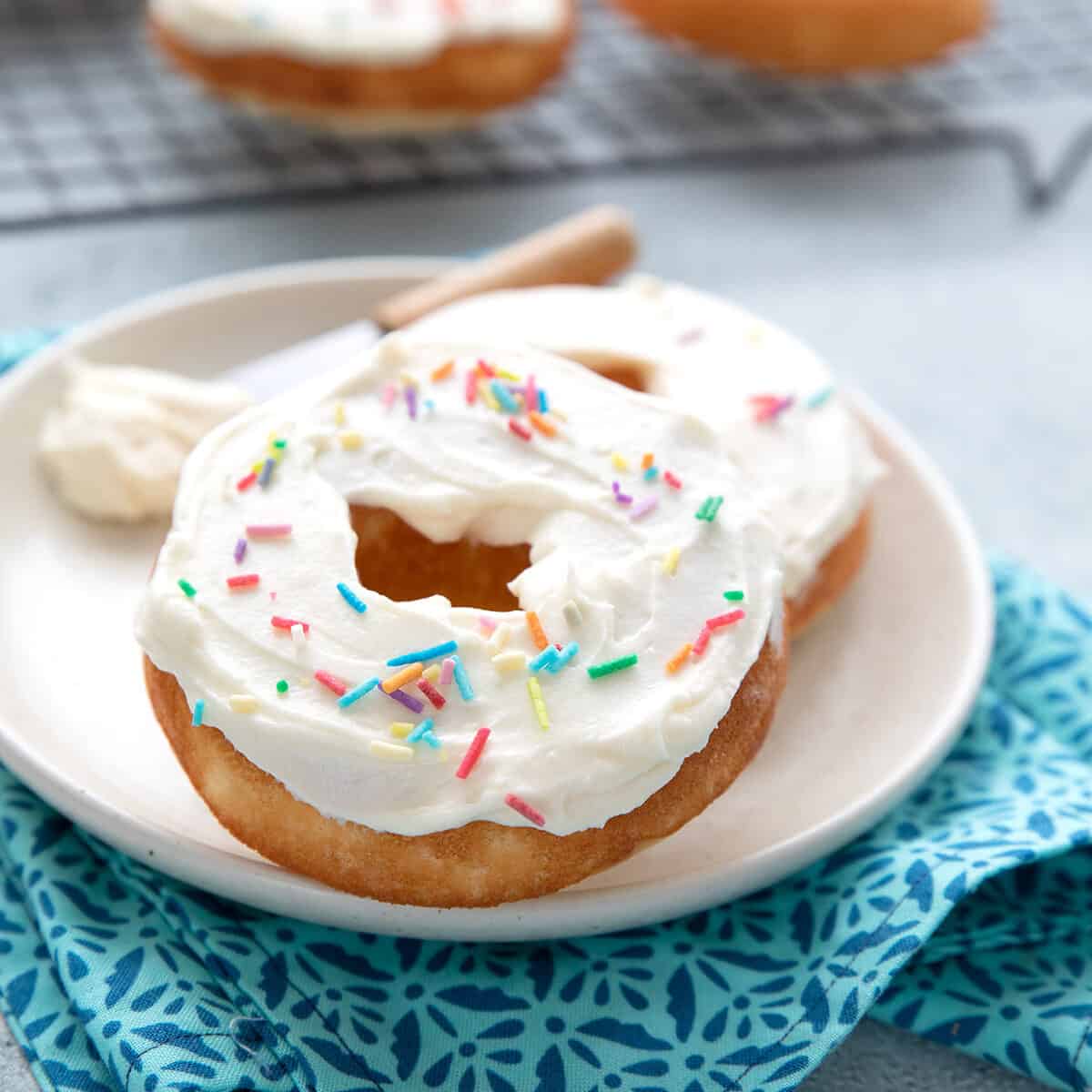 Vanilla Protein Donuts - All Day I Dream About Food