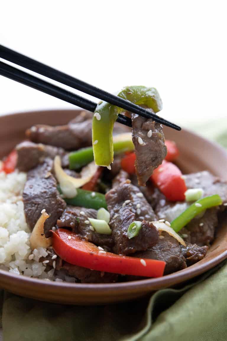 Keto Pepper Steak - All Day I Dream About Food