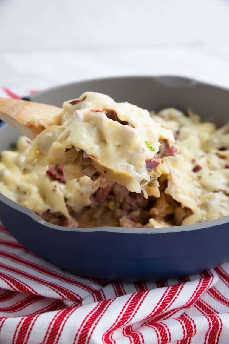 Keto Reuben Casserole - All Day I Dream About Food