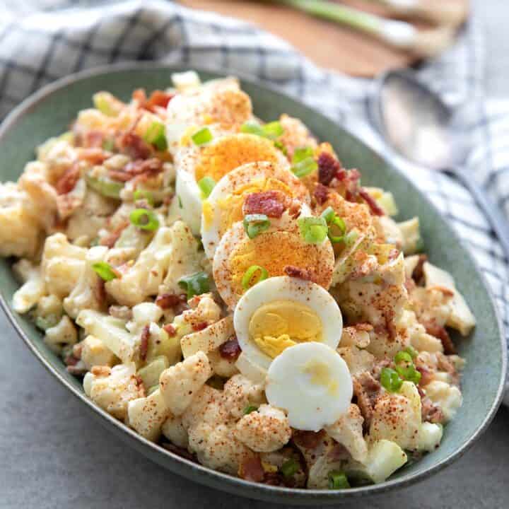 Cauliflower Potato Salad - All Day I Dream About Food