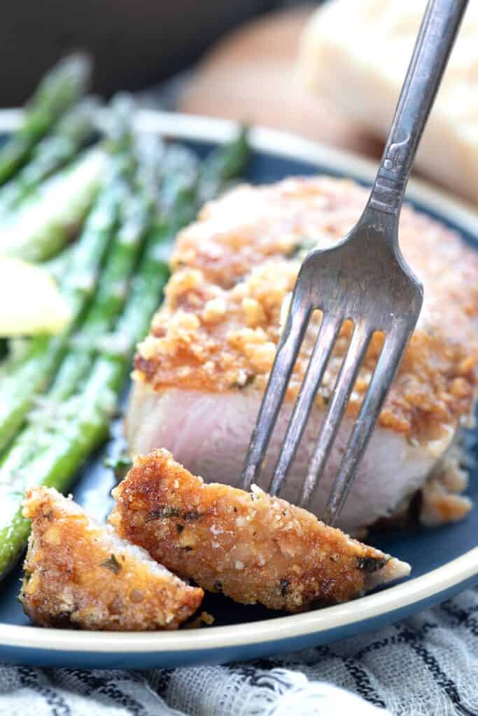 Parmesan Crusted Pork Chops - All Day I Dream About Food