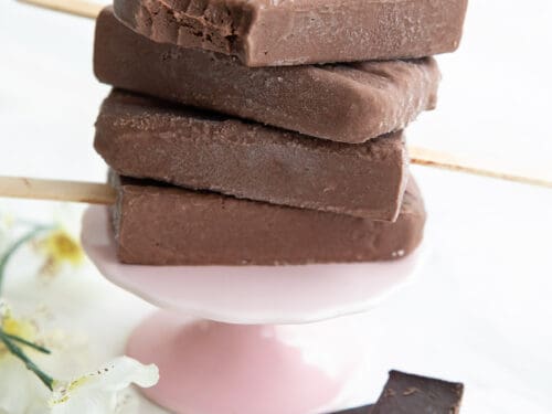 Chocolate Fudge Ice Lollies