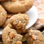 Titled Pinterest Image for Keto Butterscotch Cookies