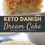 Pinterest Collage for Danish Dream Cake