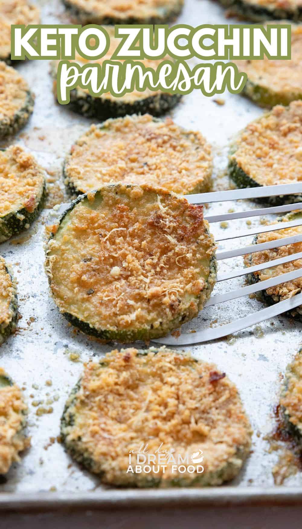 Keto Zucchini Parmesan - All Day I Dream About Food