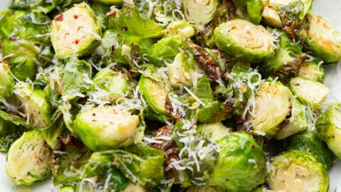 Air Fryer Brussels Sprouts (Fast & Crispy!) - Wholesome Yum