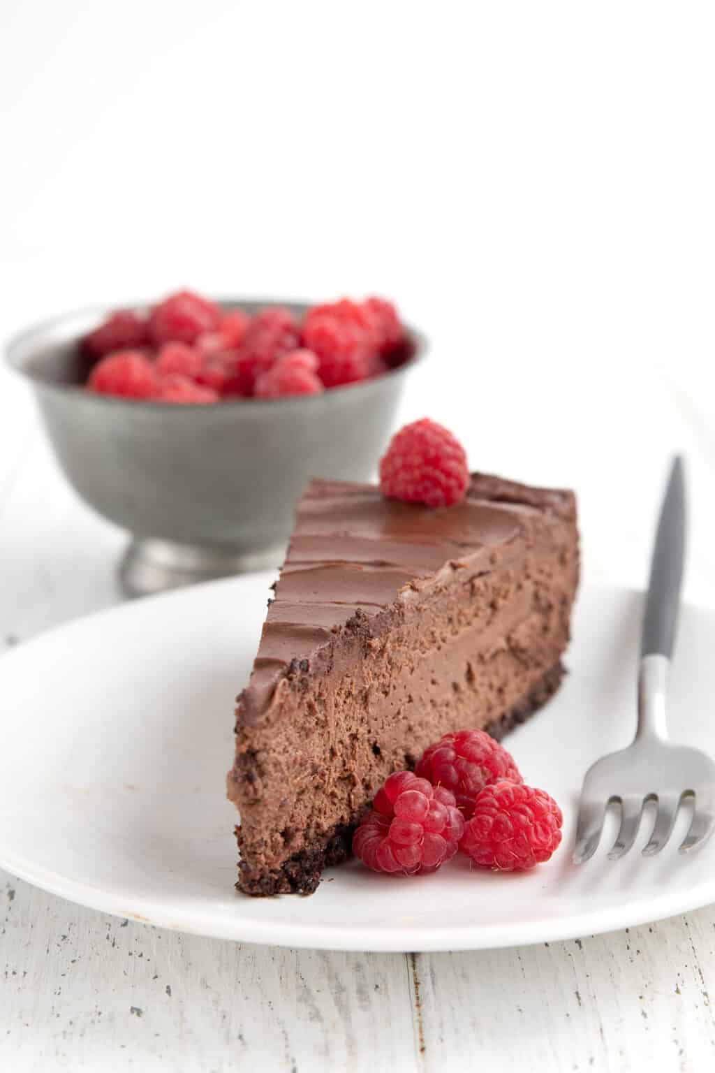 Keto Chocolate Cheesecake - All Day I Dream About Food