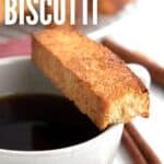 Titled image for Crunchy Keto Cinnamon Biscotti