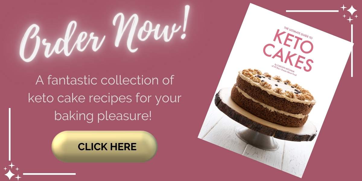 Banner add for Keto Cakes Cookbook