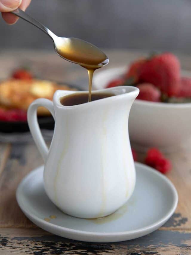 How to Make Sugar Free Maple Syrup