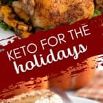 Pinterest collage for Keto for the Holidays ebook.