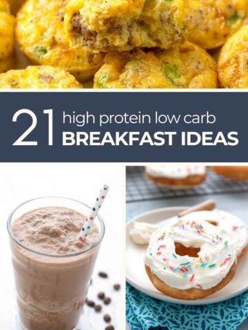 Collage for High Protein Breakfast Recipes