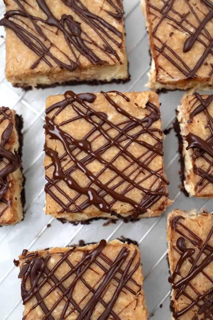 Keto Samoa Cheesecake Bars - All Day I Dream About Food