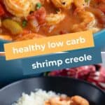 Pinterest collage for Shrimp Creole.