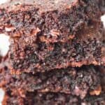 Titled Pinterest image for Keto Brownies.