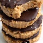 Titled Pinterest image for Keto Protein Bites.