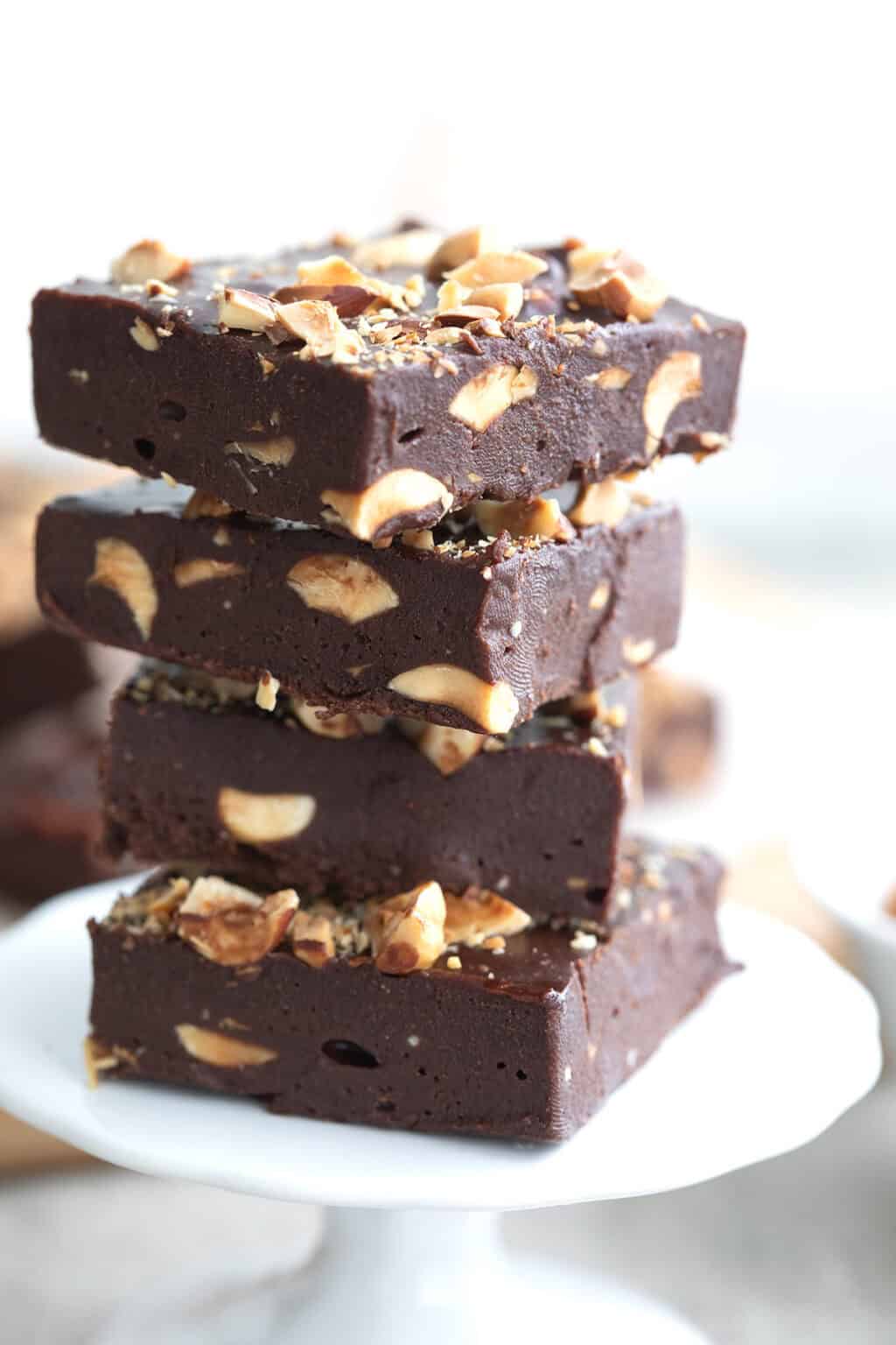 Keto Chocolate Hazelnut Fudge - All Day I Dream About Food