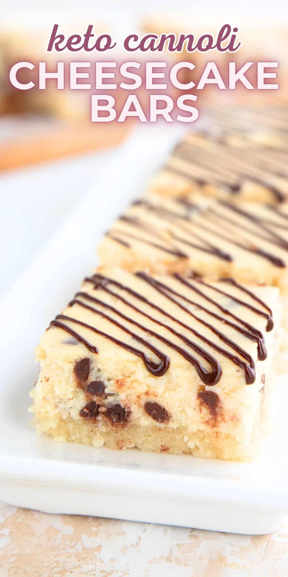 Curated visual reference: Gallery Detail: Cannoli Protein Cheesecake Bars All Day I Dream About Food