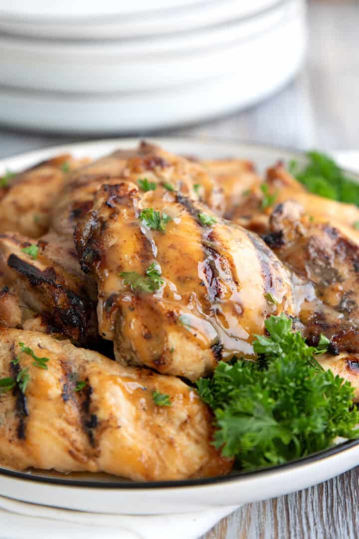 Honey Mustard Chicken Thighs - All Day I Dream About Food