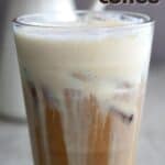 Titled Pinterest image for Easy Iced Protein Coffee.