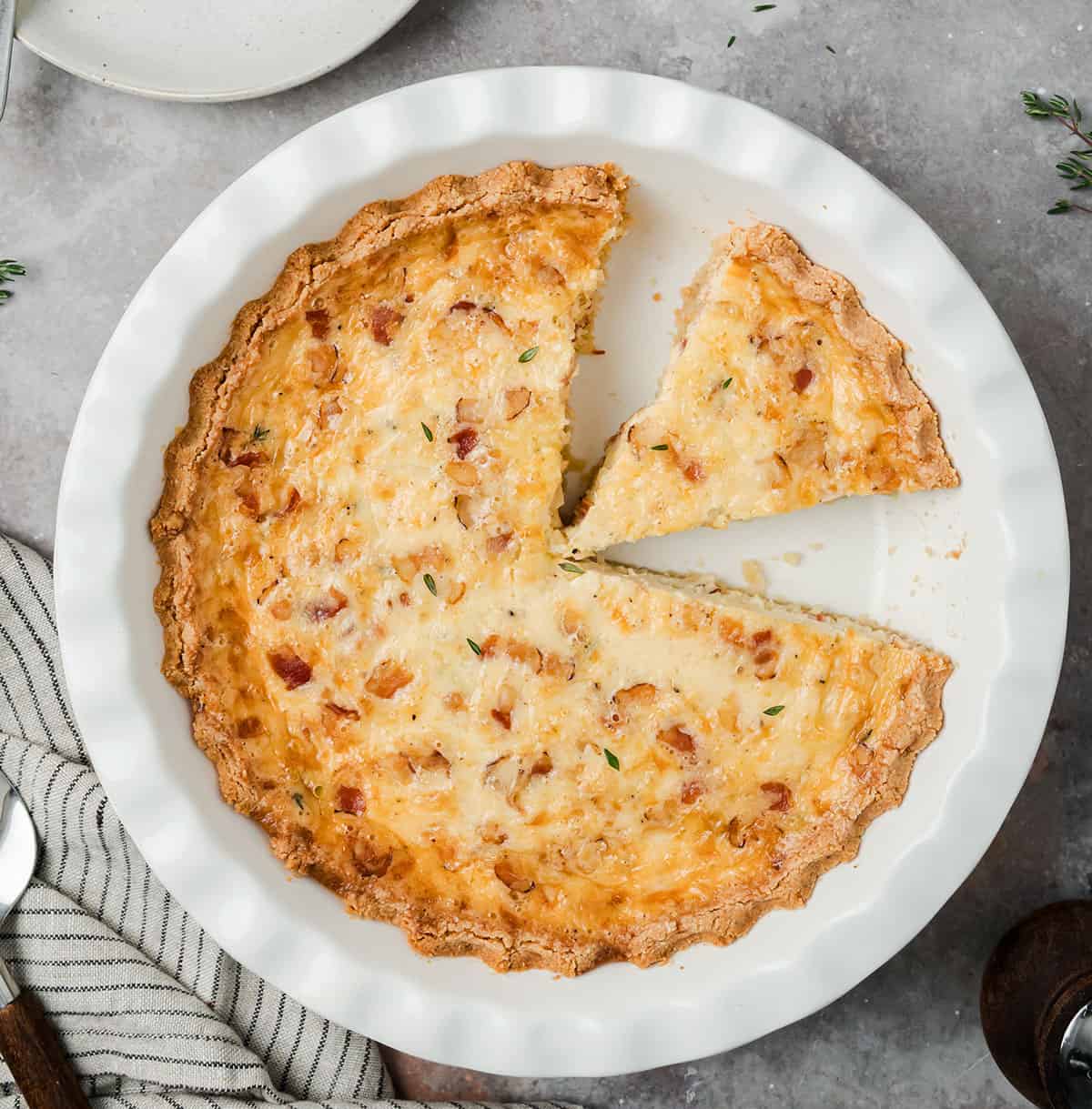 Keto Quiche Lorraine
