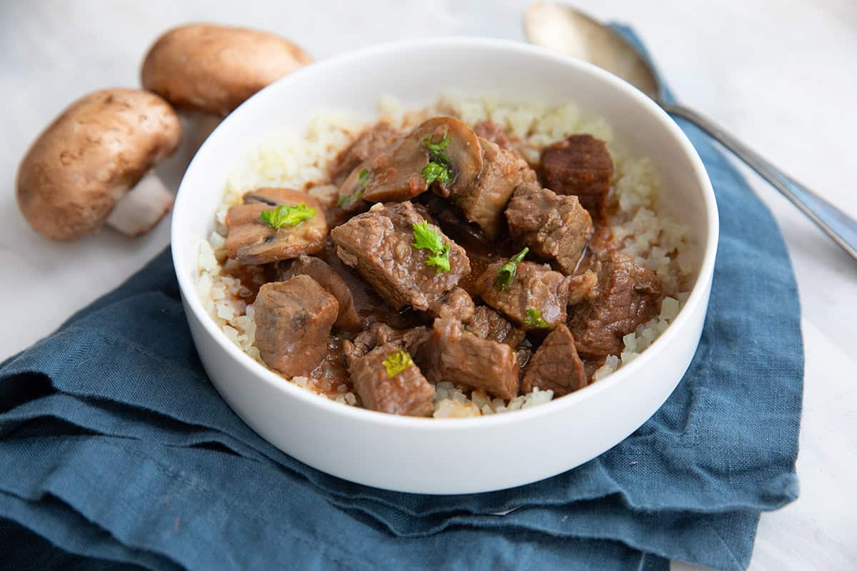 Slow Cooker Beef Tips - All Day I Dream About Food