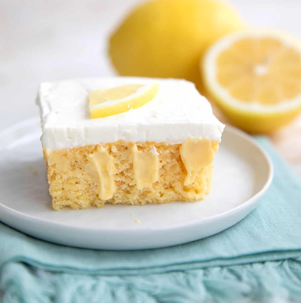 Keto Lemon Poke Cake Recipe